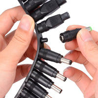 HKM-484755 Universal 8-Piece Laptop DC Adapter with 5.5*2.1mm Plug and 16A Rated Current