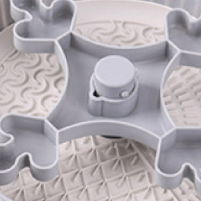 HKM-4848701 Rotating Pet Licking Mat with Anti-Choke Silica Gel Feeding Pad - Multiple Colors Available