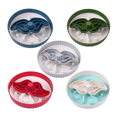 HKM-4848701 Rotating Pet Licking Mat with Anti-Choke Silica Gel Feeding Pad - Multiple Colors Available