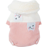 HKM-4849341 Cute Cartoon Pet Cotton Corduroy & Lamb Wool Jacket - Various Sizes Available