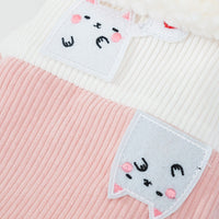 HKM-4849341 Cute Cartoon Pet Cotton Corduroy & Lamb Wool Jacket - Various Sizes Available