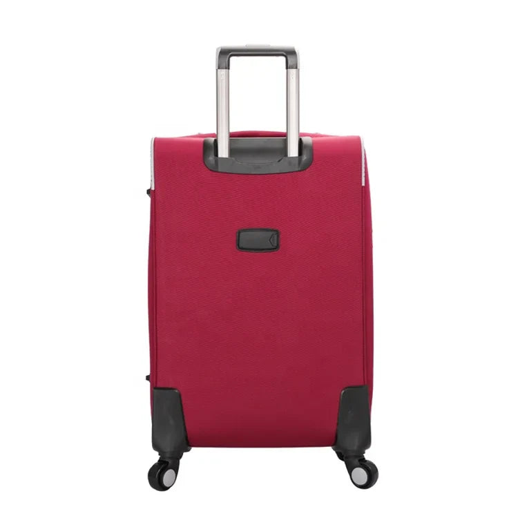 HKM-484947 3 Piece Set Travel Bag Suitcase Trolley in Matching Colours, Nylon Material - 20, 24, 28 Inch Options
