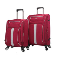 HKM-484947 3 Piece Set Travel Bag Suitcase Trolley in Matching Colours, Nylon Material - 20, 24, 28 Inch Options