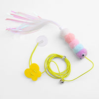 HKM-4849725 Funny Cat Stick with Elastic Rope and Self-healing Plush Toys - 165cm Length, Multiple Color Options