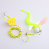 HKM-4849725 Funny Cat Stick with Elastic Rope and Self-healing Plush Toys - 165cm Length, Multiple Color Options