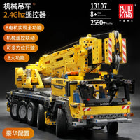 HKM-485011 Mechanical Crane App Programmable Remote Control Engineering Vehicle Puzzle Building Block Toy