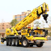 HKM-485011 Mechanical Crane App Programmable Remote Control Engineering Vehicle Puzzle Building Block Toy