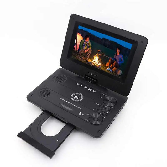 HKM-485075 9.5-Inch Portable Battery-Powered Car DVD Player with High-Quality Screen