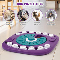 HKM-4850877 Interactive 24-Hole Treat Puzzle Toy for Dogs of All Sizes - Engaging Enrichment Activity for Mental and Physical Stimulation