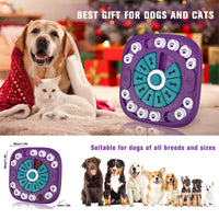 HKM-4850877 Interactive 24-Hole Treat Puzzle Toy for Dogs of All Sizes - Engaging Enrichment Activity for Mental and Physical Stimulation