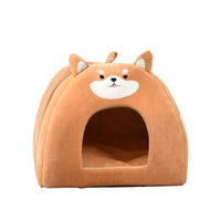 HKM-4854717 Cozy Autumn and Winter Machine Washable Pet Bed for Cats - Available in S, M, L