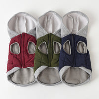HKM-4855229 Pet Fleece Windproof Cotton-Padded Jacket in Assorted Colors