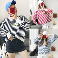 HKM-4855741 Striped Parent-Child Cotton Sweater Set for Small Dogs and Cats