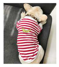 HKM-4855741 Striped Parent-Child Cotton Sweater Set for Small Dogs and Cats