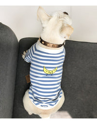 HKM-4855741 Striped Parent-Child Cotton Sweater Set for Small Dogs and Cats
