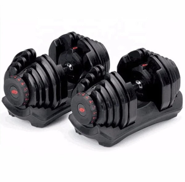 HKM-485587 Adjustable 90lb Dumbbell Set for Home Gym Workout and Muscle Building Fitness Equipment