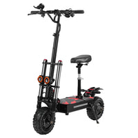 HKM-485587 High-Power Electric Scooter with Dual Motors, 6000W, 11-Inch Off-Road Tires, 60V Battery, 100-120km Range, Foldable Design