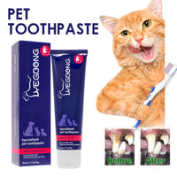 HKM-4856253 Pet Oral Cleansing Cream for Dogs and Cats - 50g Odor Neutralizing Toothpaste