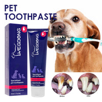 HKM-4856253 Pet Oral Cleansing Cream for Dogs and Cats - 50g Odor Neutralizing Toothpaste
