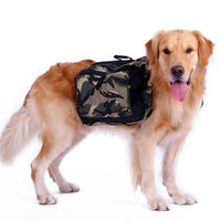 HKM-4856893 Camouflage Green Canvas Dog Backpack - Soft, Lightweight, for Pets up to 5kg, M and L Sizes Available