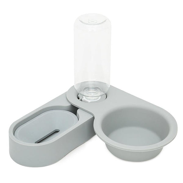HKM-485715 Automatic Drinking Water Bowls for Cats - Rotatable Multifunctional Corner Design in Multiple Colors