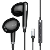HKM-485715 Type-C Metal Wired Earbuds with DAC and Microphone for iPhone 15, Samsung, and Xiaomi