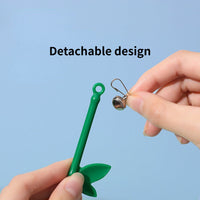 HKM-4857917 Interactive Cat Feather Wand with Bells - Durable, Safe and Stimulating Toy for Cats of All Ages