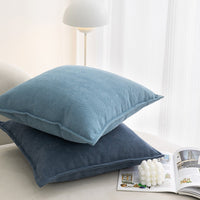 HKM-485843 Herringbone Pattern Chenille Throw Pillow Cover - Multiple Sizes Available