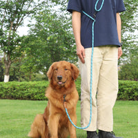 HKM-4860221 Adjustable Reflective Pet Hand Holding Rope - Versatile Polyester Leash in Multiple Colors