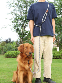 HKM-4860221 Adjustable Reflective Pet Hand Holding Rope - Versatile Polyester Leash in Multiple Colors