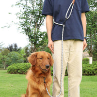 HKM-4860221 Adjustable Reflective Pet Hand Holding Rope - Versatile Polyester Leash in Multiple Colors