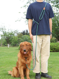 HKM-4860221 Adjustable Reflective Pet Hand Holding Rope - Versatile Polyester Leash in Multiple Colors
