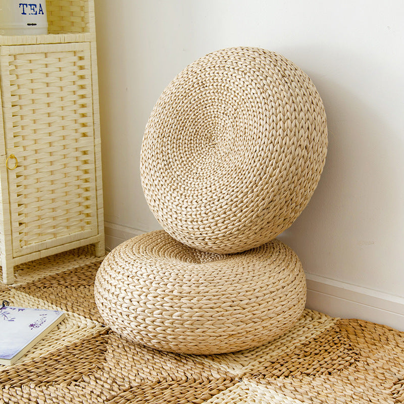 HKM-486099 Thickened Tatami Bay Window Cushion - Pastoral Grass Design, Available in Three Sizes