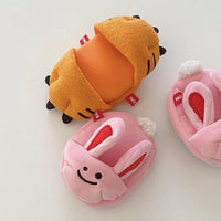 HKM-4861245 Cute Sniffing Sound Plush Tiger Slippers for Pets