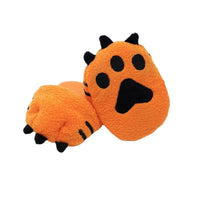 HKM-4861245 Cute Sniffing Sound Plush Tiger Slippers for Pets