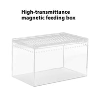 HKM-4861885 Acrylic High Permeability Feeding Box for Reptiles - Multiple Sizes Available