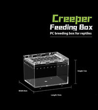 HKM-4861885 Acrylic High Permeability Feeding Box for Reptiles - Multiple Sizes Available