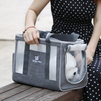 HKM-4862653 Durable Breathable Pet Carrier Backpack for Cats and Dogs - Large Capacity Travel Bag