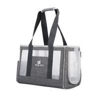 HKM-4862653 Durable Breathable Pet Carrier Backpack for Cats and Dogs - Large Capacity Travel Bag