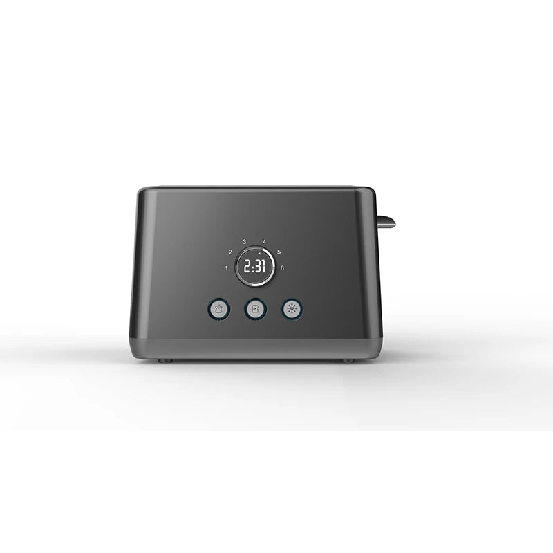 HKM-486611 Classic Vintage Digital Bread Toaster with LED Display and Touch Control