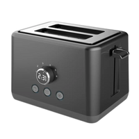 HKM-486611 Classic Vintage Digital Bread Toaster with LED Display and Touch Control