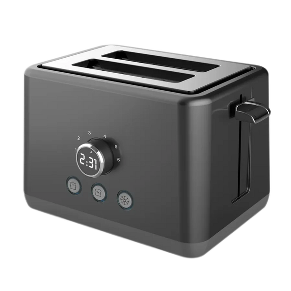 HKM-486611 Classic Vintage Digital Bread Toaster with LED Display and Touch Control