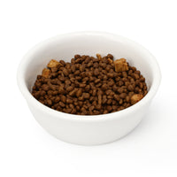 HKM-4866365 Tall Ceramic Cat Water Bowl with Bamboo and Iron Frame, Non-Slip Design, 2 Bowls Included
