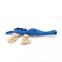 HKM-4867005 Cotton Rope Dog Chewing Toy with Sound - Various Animal Designs for Molar Health