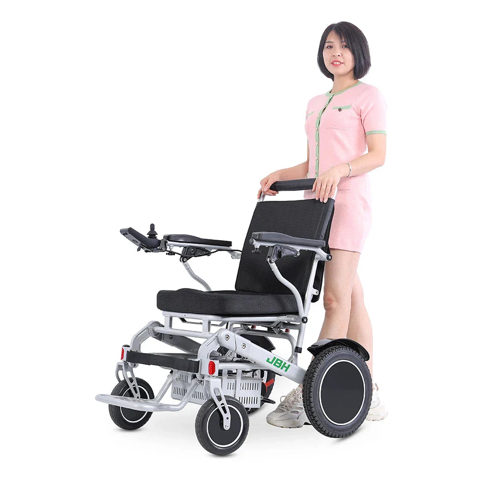 HKM-486739 Folding Commode Wheelchair with Aluminum Alloy Frame, 120 kg Capacity, 20 km Range, 6 km/h Speed