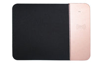 HKM-486739 Wireless Charging PU Mouse Pad for Mobile Phones - Available in Black, Gray, Blue, and Pink