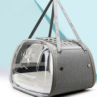 HKM-4868413 Multifunctional Transparent Pet Backpack for Cats and Dogs, Medium Soft Design