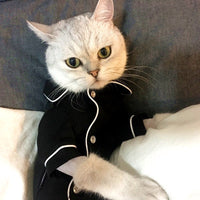 HKM-4870333 Summer Cat Dress - Casual Pajamas for Feline Comfort in Various Sizes