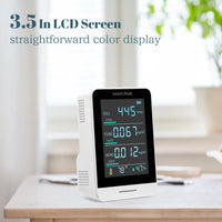HKM-487059 Digital Indoor Air Quality Sensor - CO2, Gas Detection, Temperature, and Humidity Monitoring