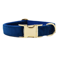 HKM-4871229 Stylish Velvet Pet Collar and Traction Rope Set with Bow and Flower Accessories